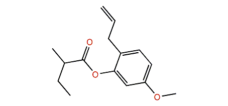 2-Allyl-5-methoxyphenyl 2-methylbutanoate